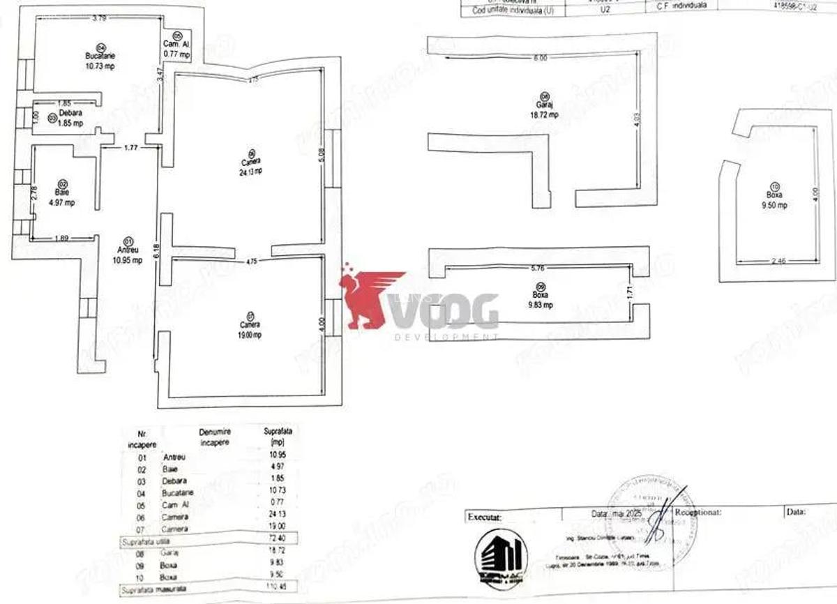 Apartament 2 camere, parter, Ba?lcescu, garaj + 2 boxe - 2