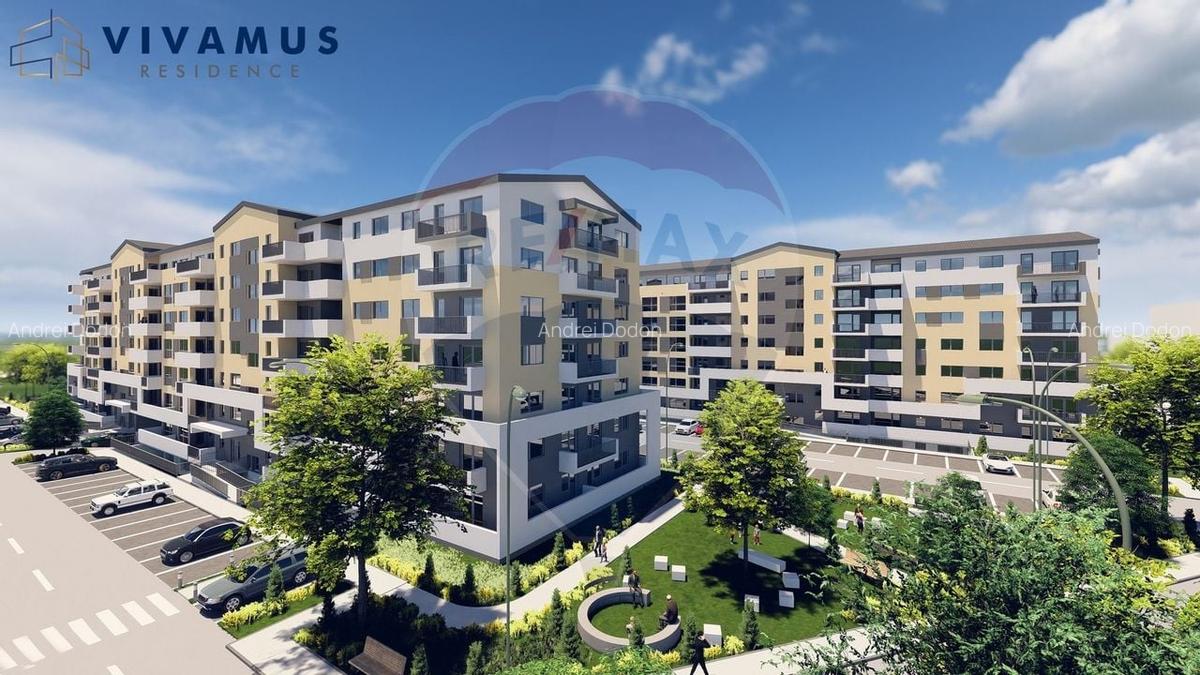 Apartament 3 camere open-space de vanzare - 77,3 mp + 21,7 mp balcon - 1
