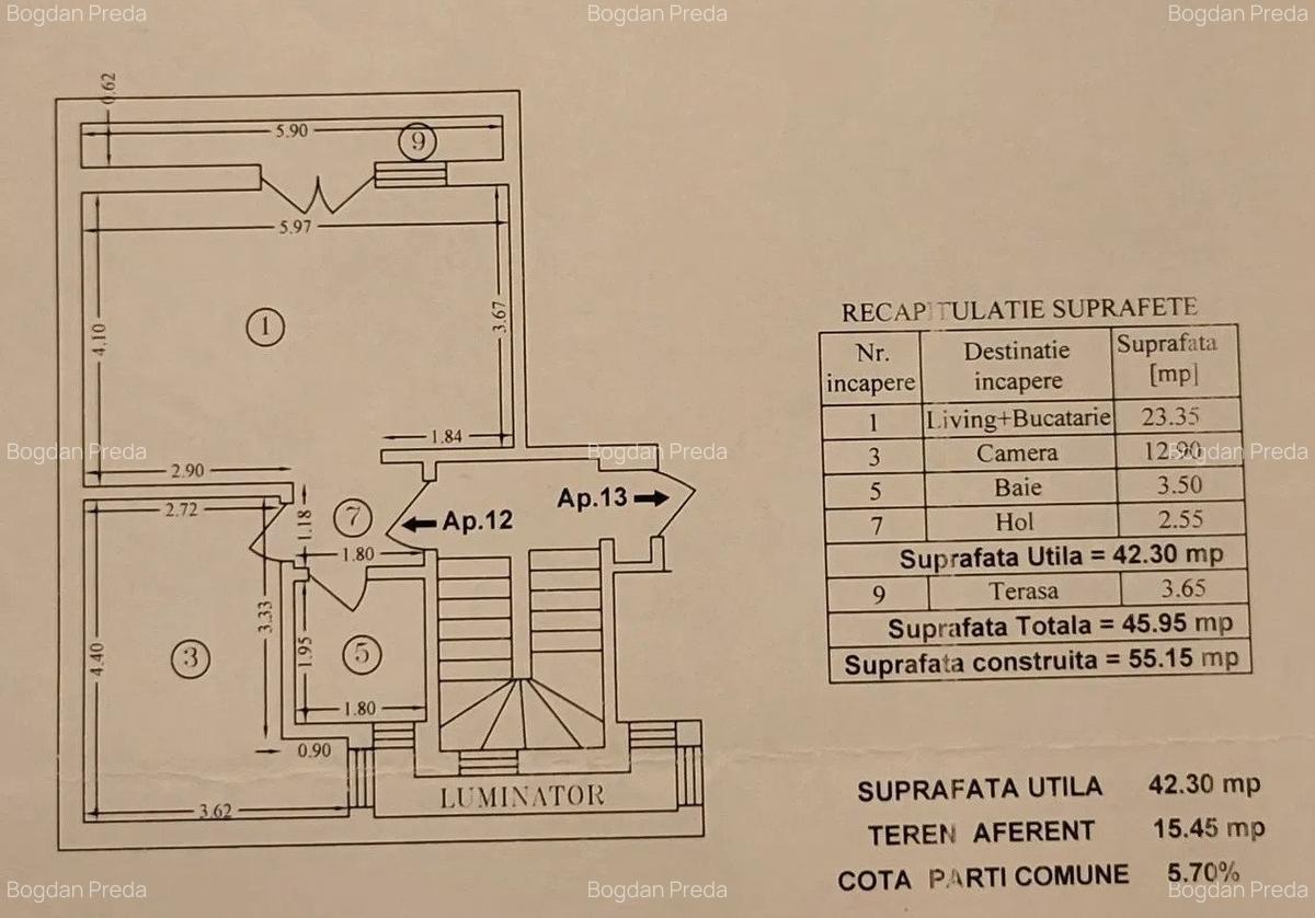 Apartament 2 camere in Bucurestii Noi – parc Bazilescu - 7