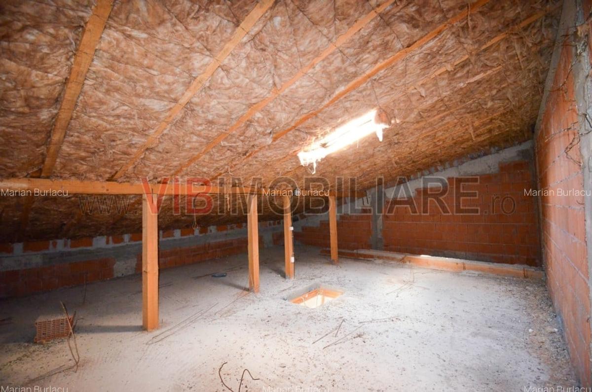 Casă P+1+M la alb în Clinceni, Str. Sabarului - 12