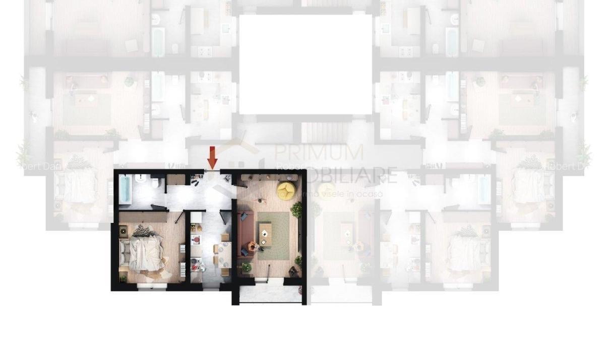 GIROC- 2 CAMERE BLOC NOU , DECOMANDAT, LOC DE PARCARE, OPORTUNITATE INVESTITIE - 3