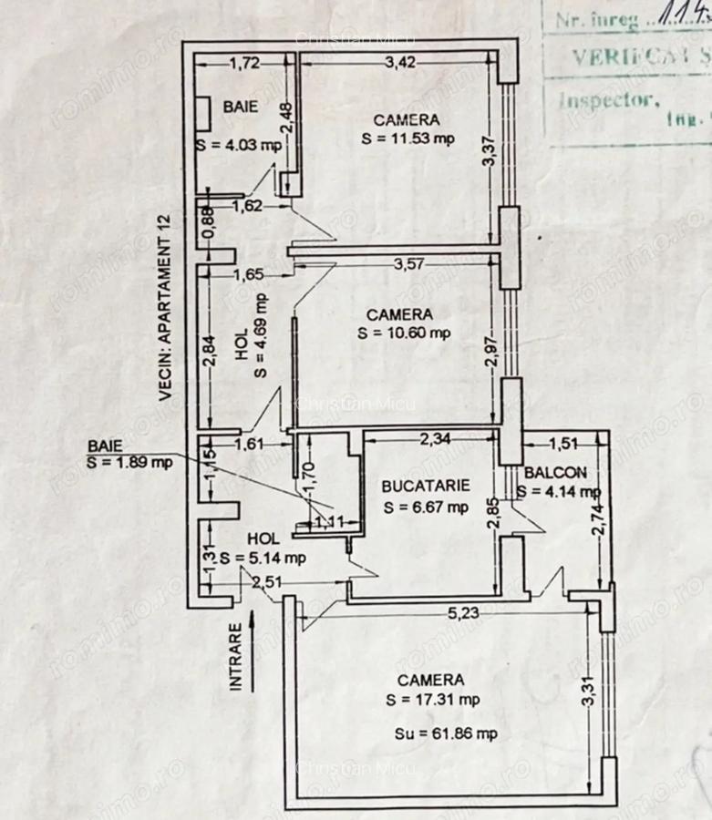 Apartament 3 camere, decomandat, 2 bai, Navodari sud - 6 Apartament 3 camere, decomandat, 2 bai, Navodari sud - 6