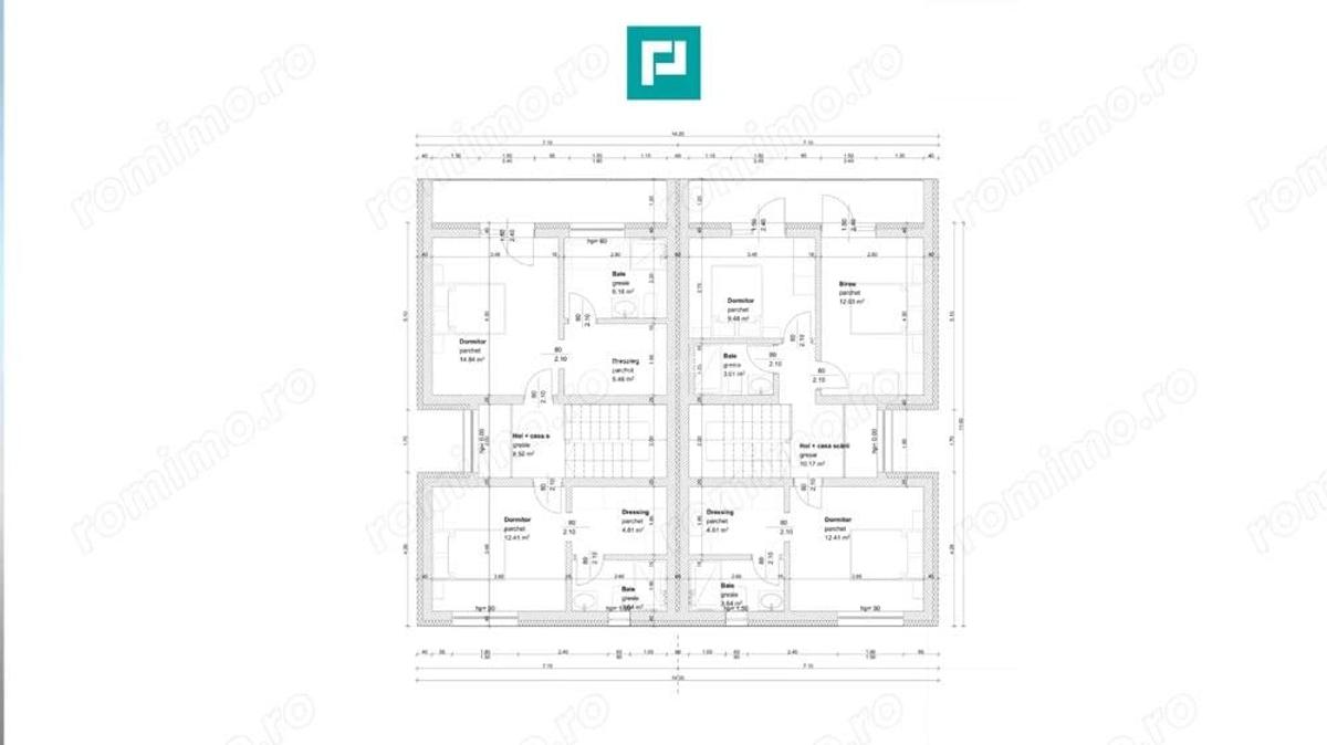 1/2 duplex in Giarmata, faza de proiect - 3