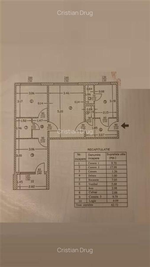 Apartament 2 camere 1 Decembrie 1918 - 22