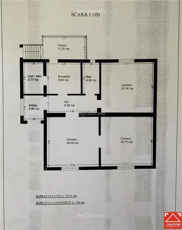 OCAZIE!!! Teren 4580 mp cu casa la centura Gai, la doar 37 EUR mp!!! - 2