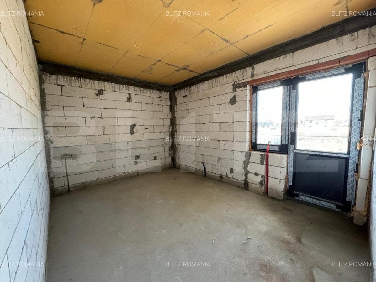 Casa semi-finisata P + E, 111 mp utili, teren 339 mp, Pielesti, zona Magnolia - 8