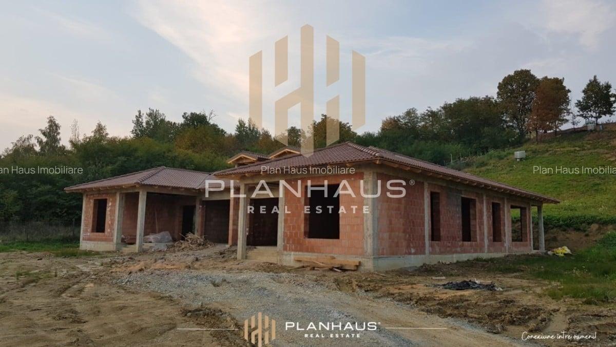 Casă duplex  semifinisată , Tăuții de Sus, 1 600 mp teren cu view - 4