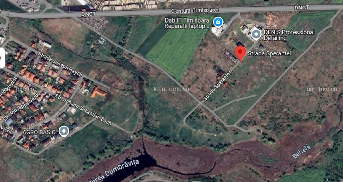 Vând teren construcții, la 8 km de centrul Timișoarei, in Dumbrăvița - 1