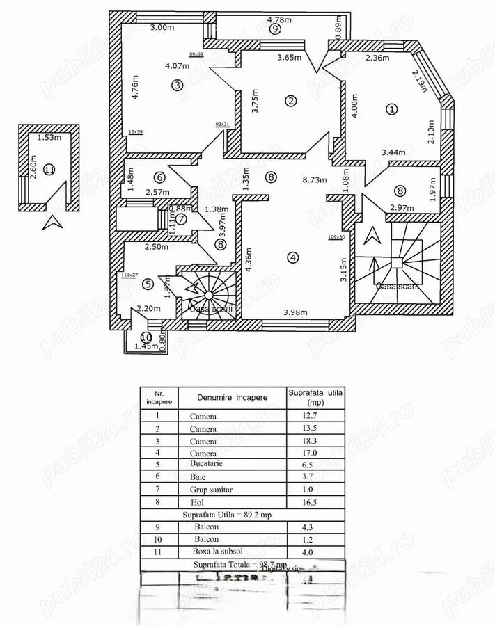 Apartament 4 camere, bloc interbelic solid (1936) etaj 1, zona centrala - 2