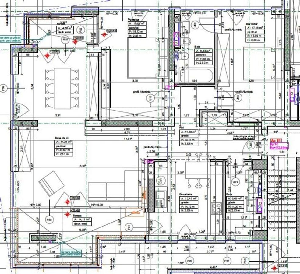 Apartament cu 3 camere semidecomandat în Central - 10