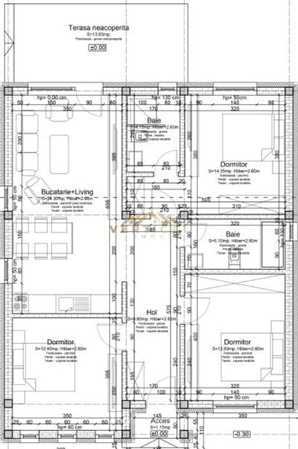 Casa noua pe parter | 3 Camere | 2 Bai | 467mp teren - 1