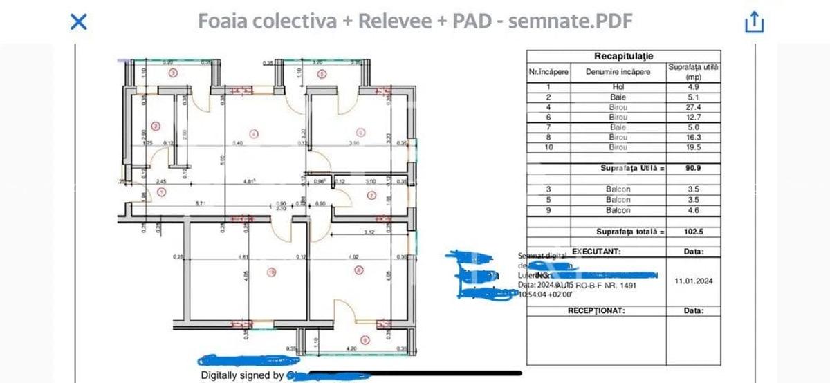 Spatiu Birou/Servicii/Comercial| 92 mp| Cladirea Panemar |Zona Cetatii - 2