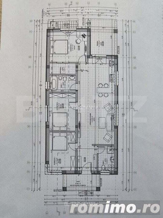 Casa individuala la cheie, 3 camere, teren 540mp, zona Dealul Furcilor - 2