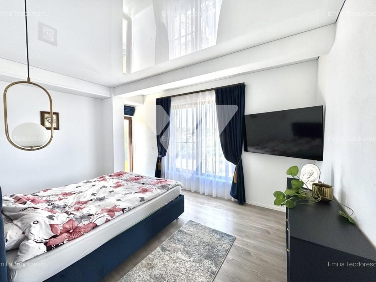 Casa de lux 4 camere terasa pivnita si teren 1007 mp Daia Noua Sibiu - 11