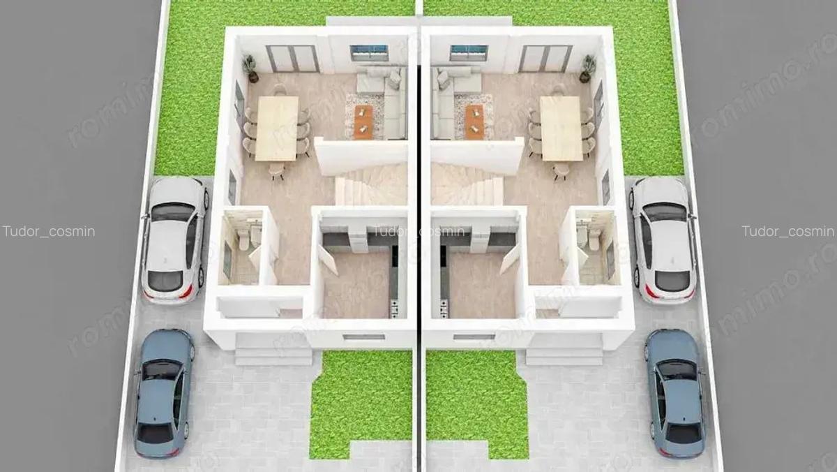 Oferta! Casa noua tip Duplex, 5 Camere, P+1E+M,in Otopeni - 3