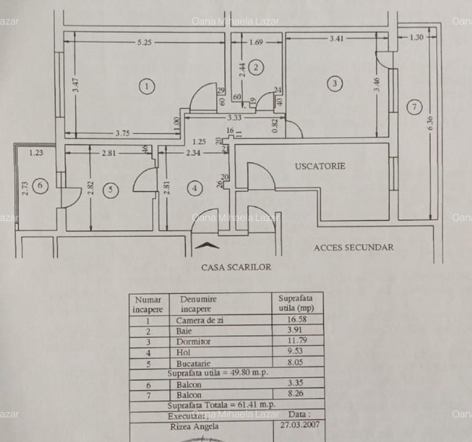 Apartament 2 camere decomandat,62mp, confort 1,nord, 2 balcoane,  negociabil - 13