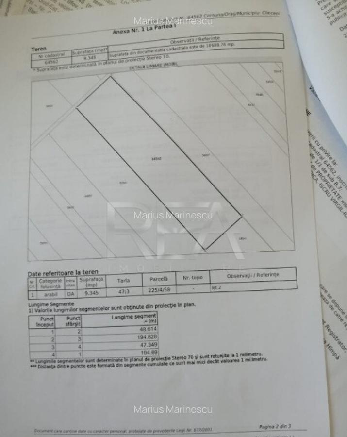 TEREN CLINCENI LA 200 m de Autostrada A0 - 1