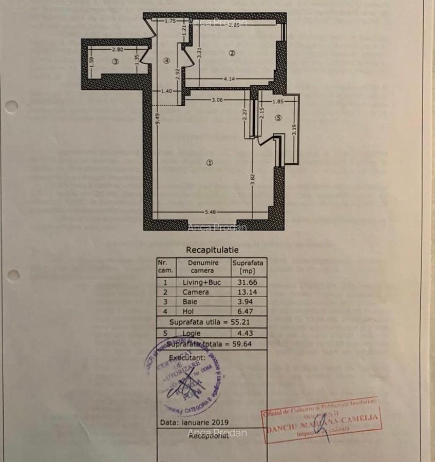 Apartament cu 2 camere semidecomandat în Aviației - 9