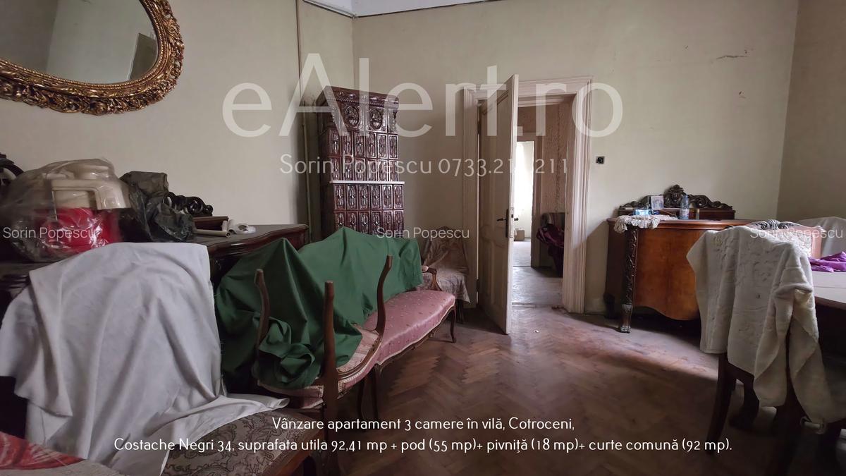 Apartament cu 3 camere în vilă, Cotroceni – Costache Negri 34 - 34