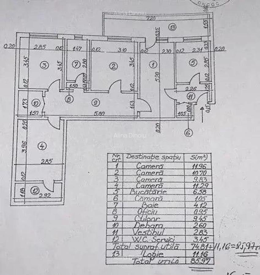 Apartament 4 camere Titan Piata Minis - 2