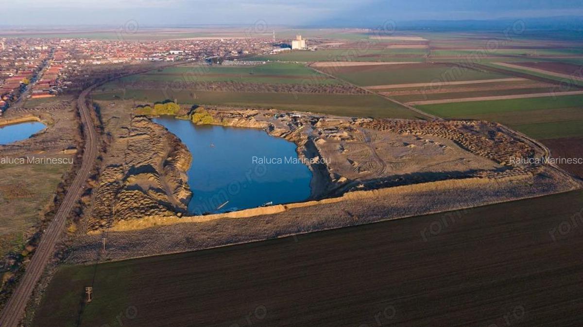 Balastiera in jude?ul Arad cu teren de 12.5 ha - 9