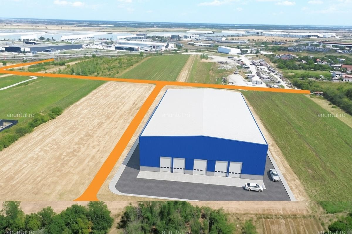 Teren Bolintin-Deal 2,5ha, deschidere 100 m, langa autostrada, acces rapid la A0 - 1