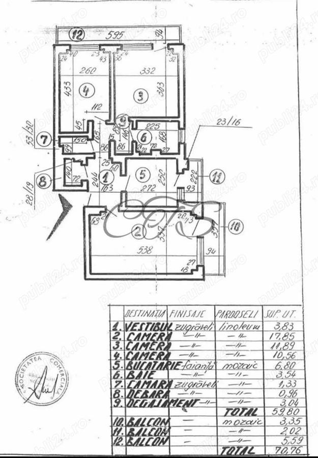 Apartament 3 camere arcul de triumf - 1