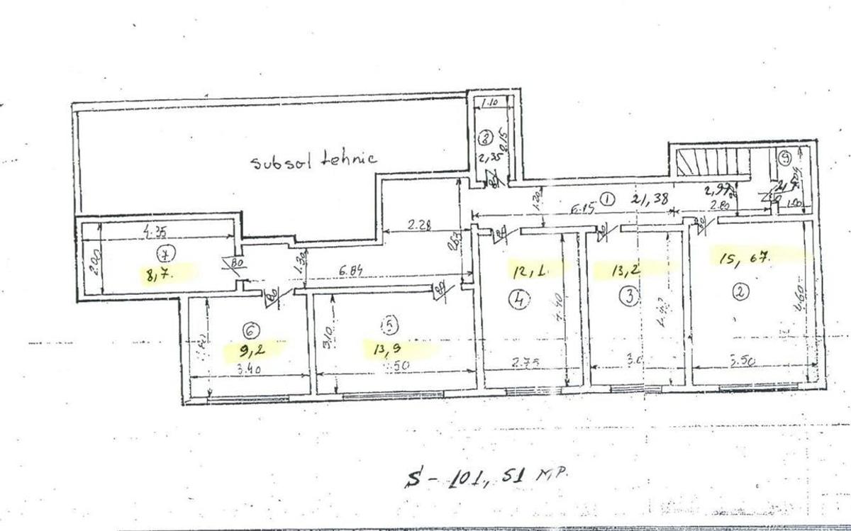 Apartament cu 5 camere decomandat în Dorobanți - 19