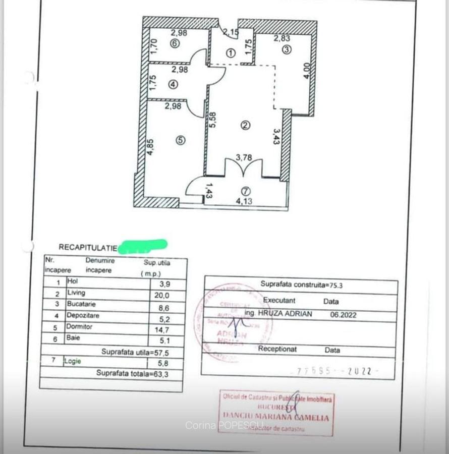 Apartament cu 2 camere decomandat în Herăstrău - 2