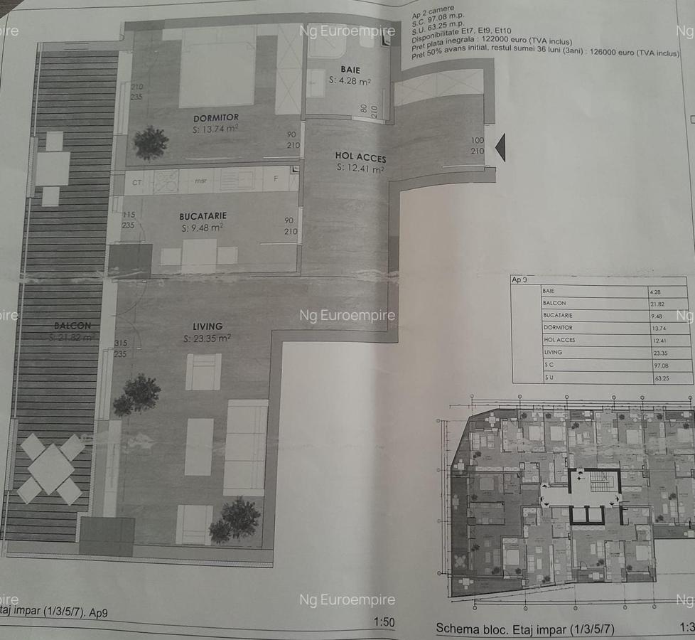 Apartament 2 camere de vânzare, zona Inel 2, confort, și poziție excelentă! - 1