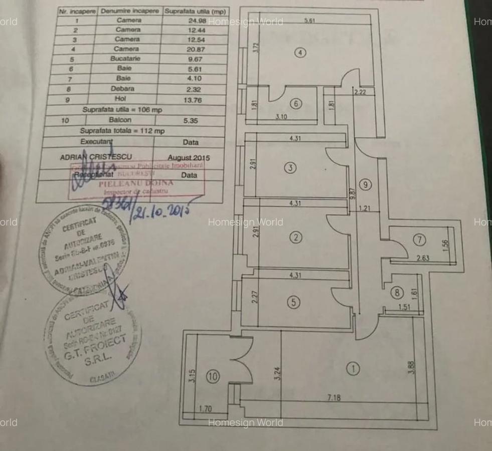 Apartament cu 4 camere decomandat în Floreasca - 3