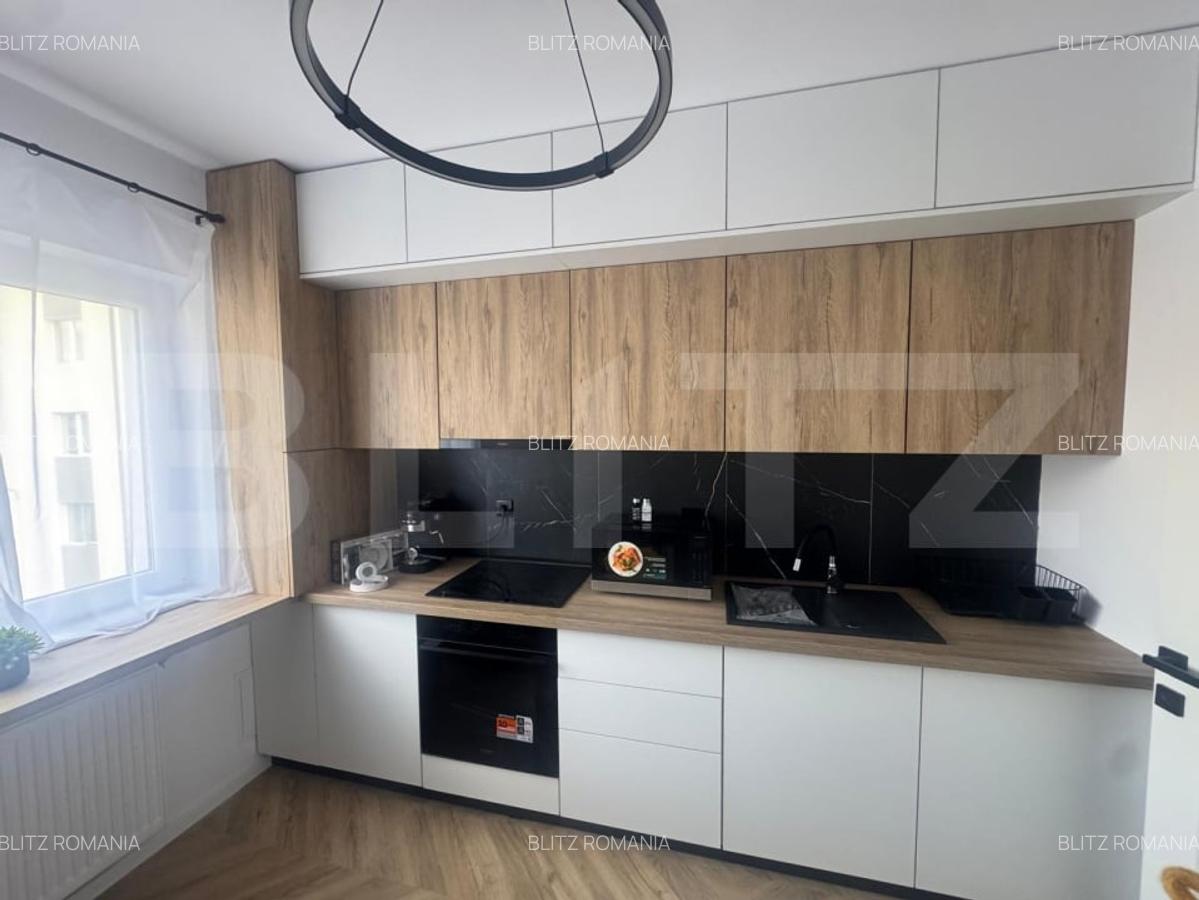 Aprtament mobilat si utilat, 2 camere cu balcon si parcare, zona Terra - 4