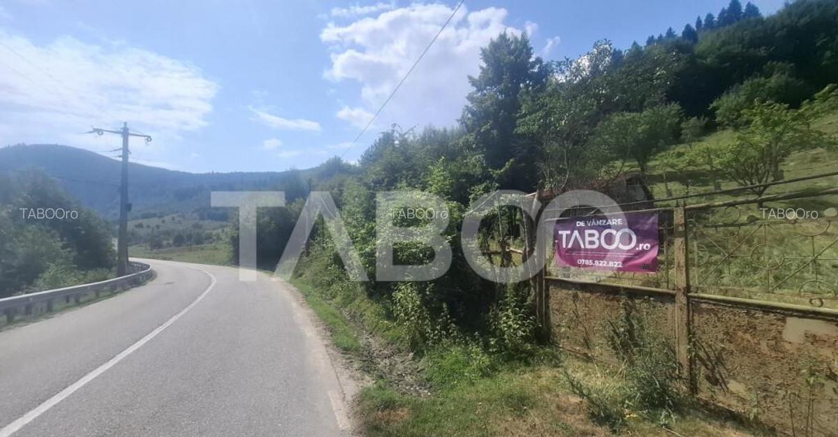 Teren 2500 mp la drum pe Valea Stezii Curmatura Rasinari - 6
