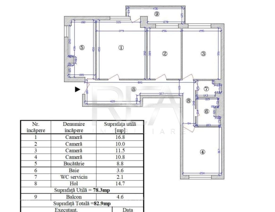 4 camere 3/10, anvelopat, Lujerului, 150m metrou. - 8