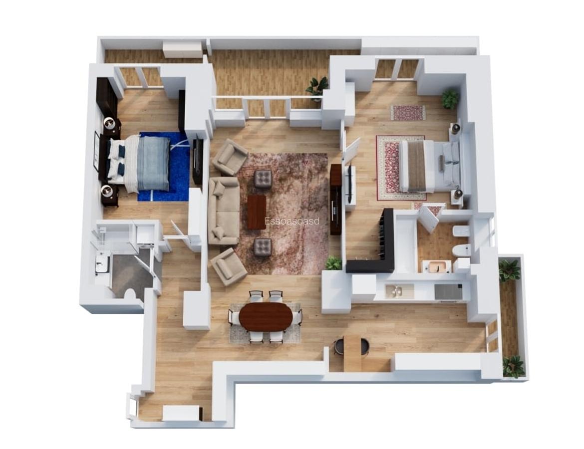 Apartament spațios 3 camere | Sos. Nordului | Terasă | Parcare subterană - 11