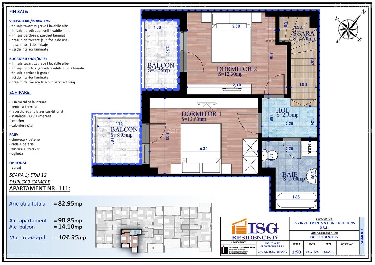 Unirii-Parcul Carol- ISG Residence IV- decomandat, constructie 2026 - 2 Unirii-Parcul Carol- ISG Residence IV- decomandat, constructie 2026 - 2
