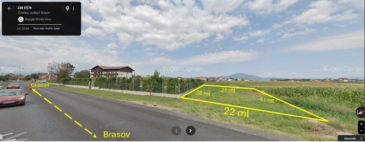 Teren Construcții intravilan de 836 mp, în Cristian - 8
