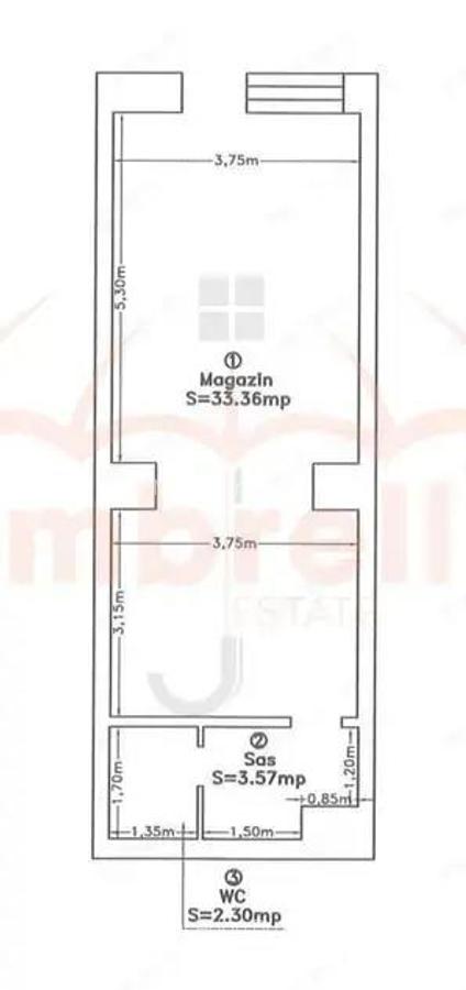 De vanzare spatiu comercial 39,64m2 P-ta M. Viteazul - 4