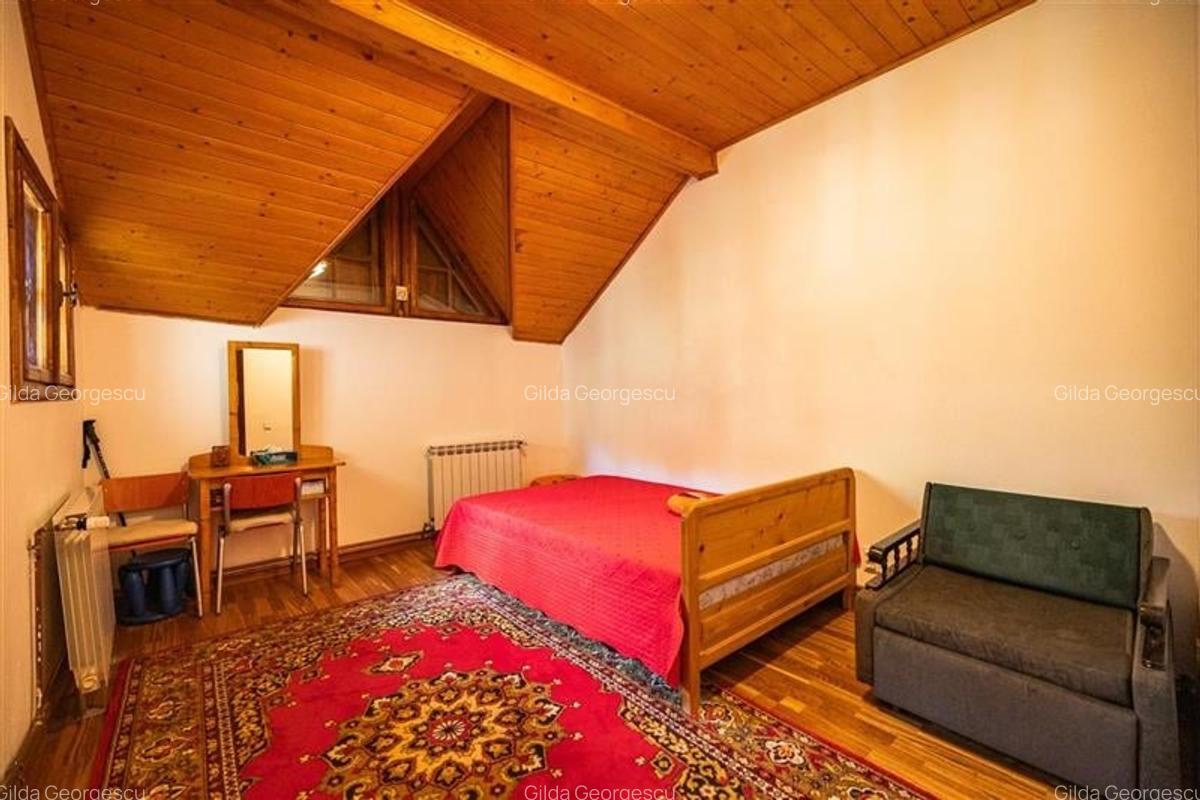 FILM! Refugiu de vacanta, cu foisor, gradina si muntii in zare, Predeal - 15