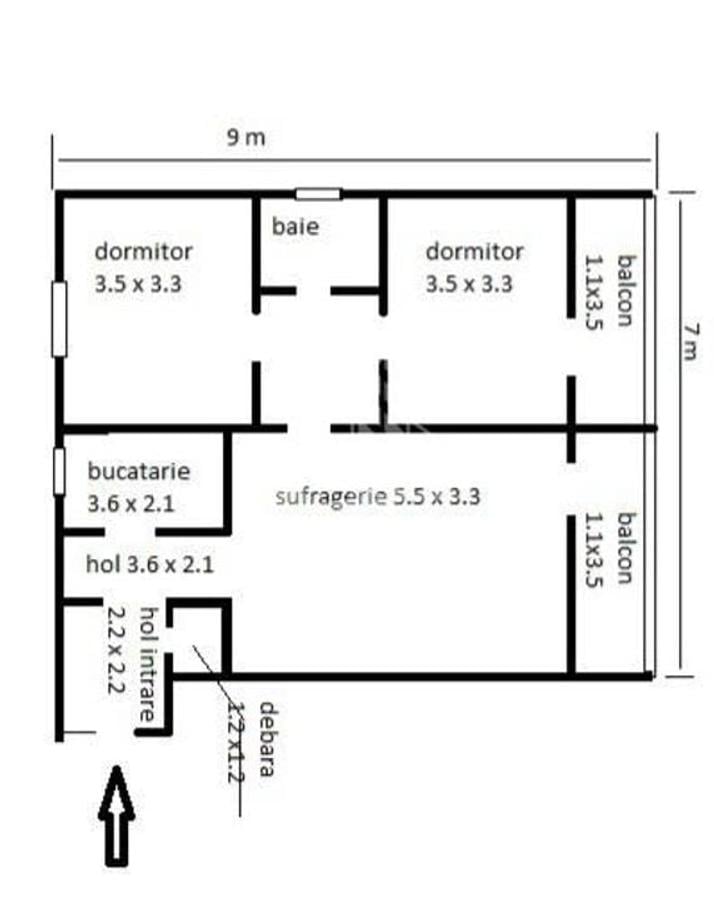 Apartament cu 3 camere decomandat, mobilat în Medicină - 8