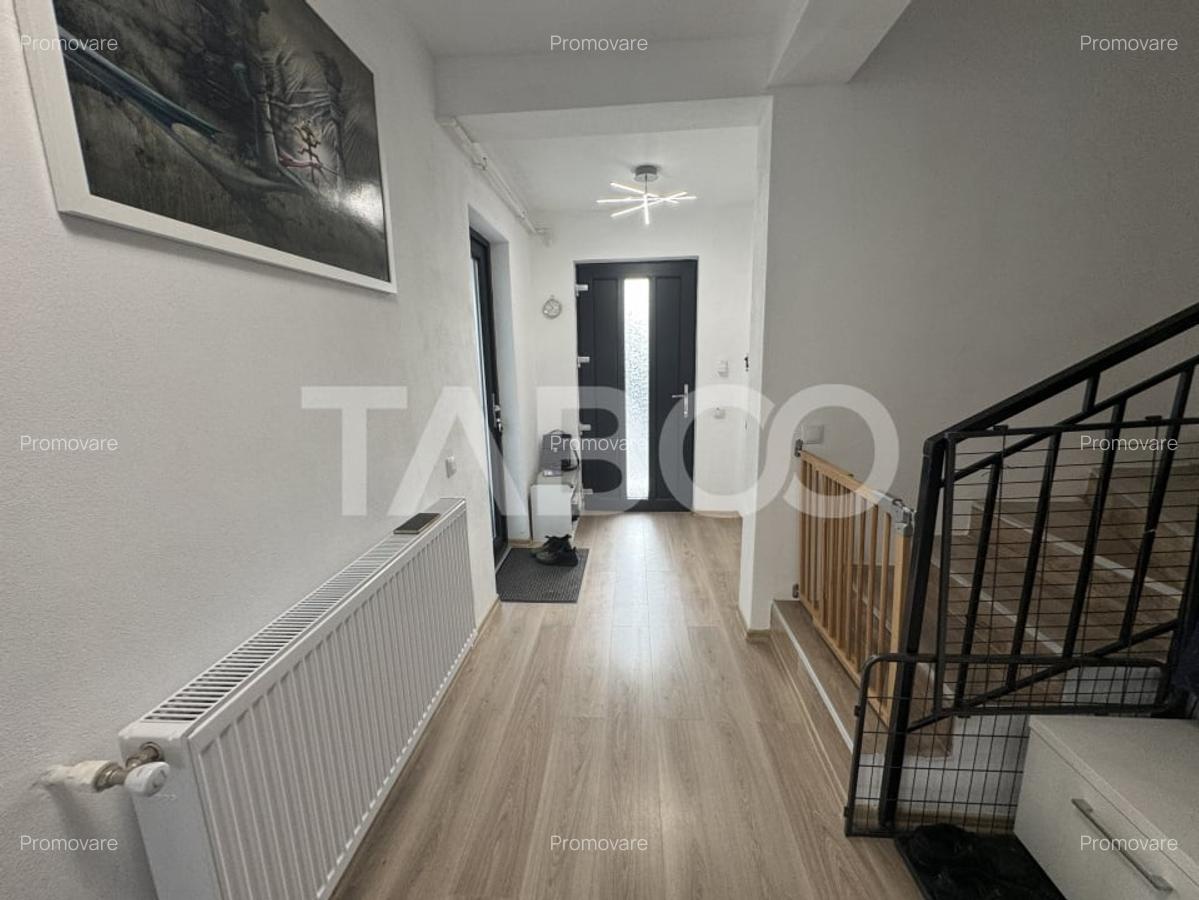 Casa superba de vanzare cu 5 camere 2 bai carport teren 297 mp Sibiu - 16