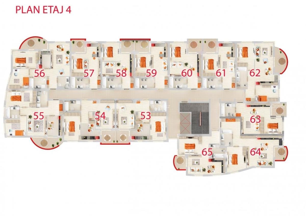 Apartament cu 3 camere decomandat în Decebal - 3