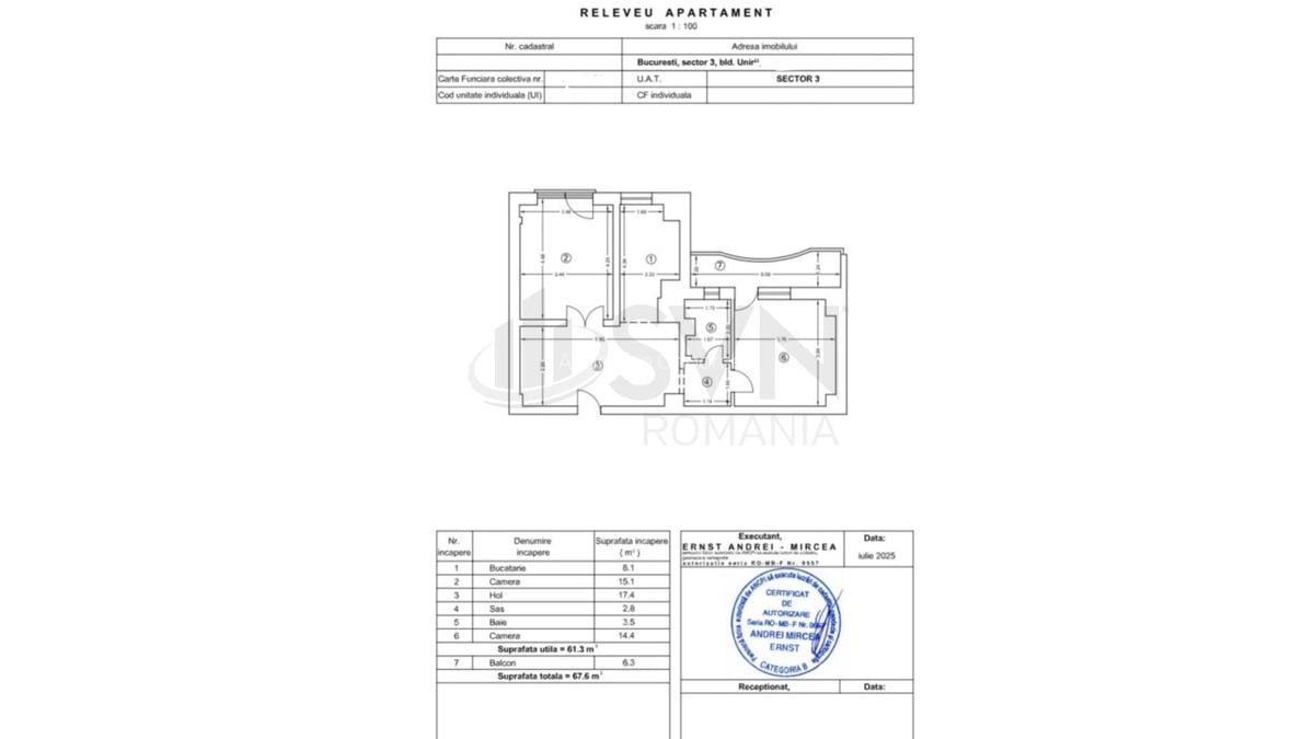 REA1024574 Apartament 3 camere Unirii langa Tribunal - 19