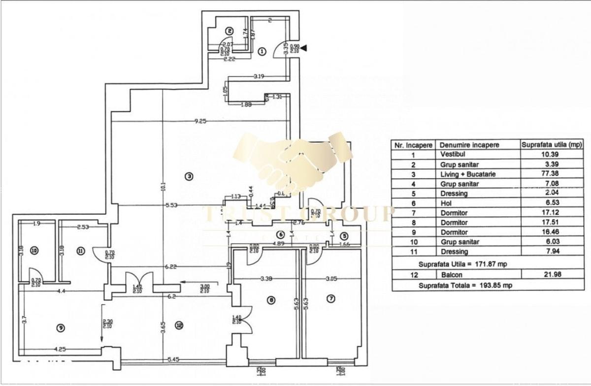 Apartament cu 4 camere semidecomandat în Floreasca - 9
