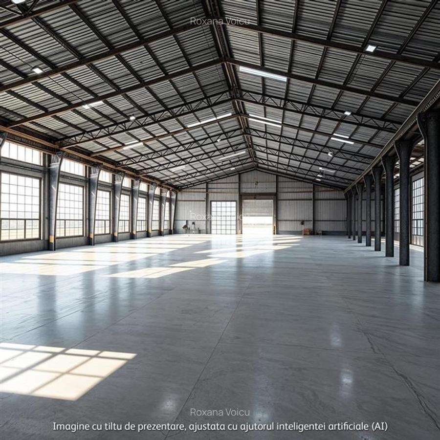 Hala industriala  de inchiriat / teren 1000mp langa A0 / Centura / Bragadiru / I - 3