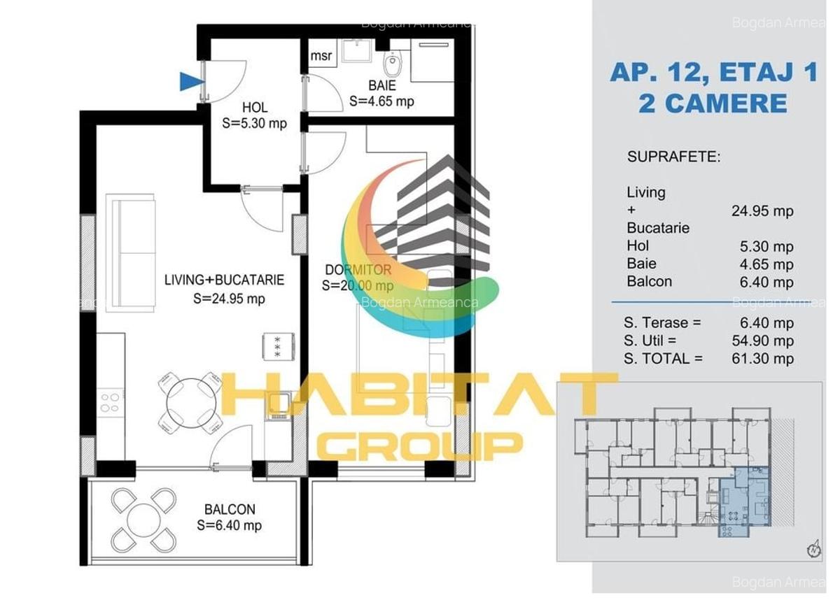 De vanzare, apartament tip studio in Pallady, metrou Nicolae Teclu - 2