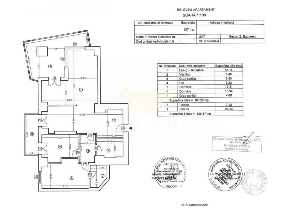 Apartament 3 camere Floreasca | Loc de parcare - 18