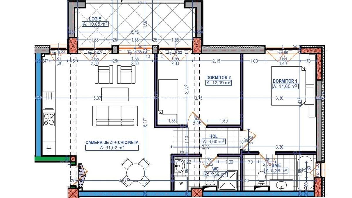 Dezvoltator | Apartamente disponibile imediat | 3 camere | 2 bai - 16