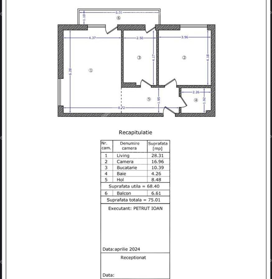 Apartament cu 2 camere decomandat în Sisești - 18