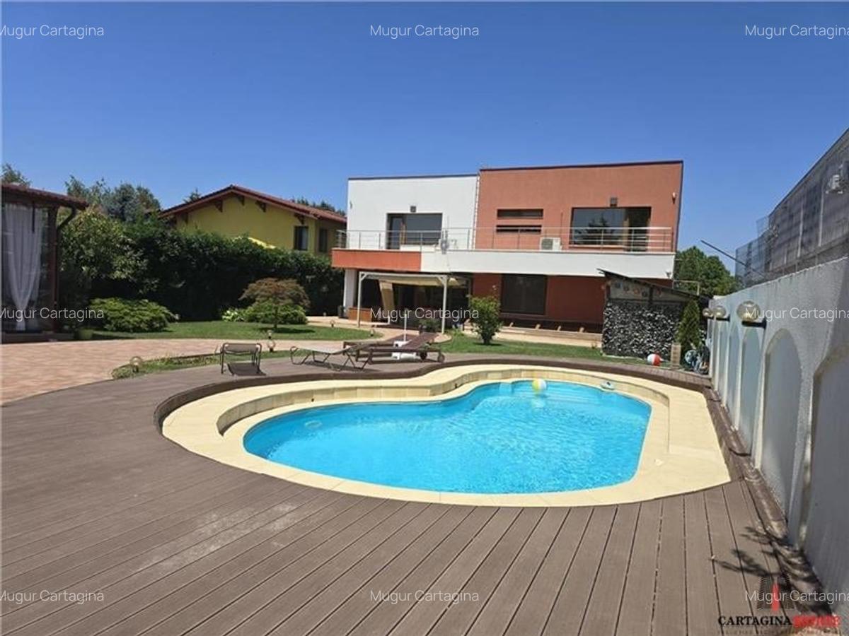 Vila eleganta S+P+1+M - Pipera / Drumul negru / 1170mp teren - 1